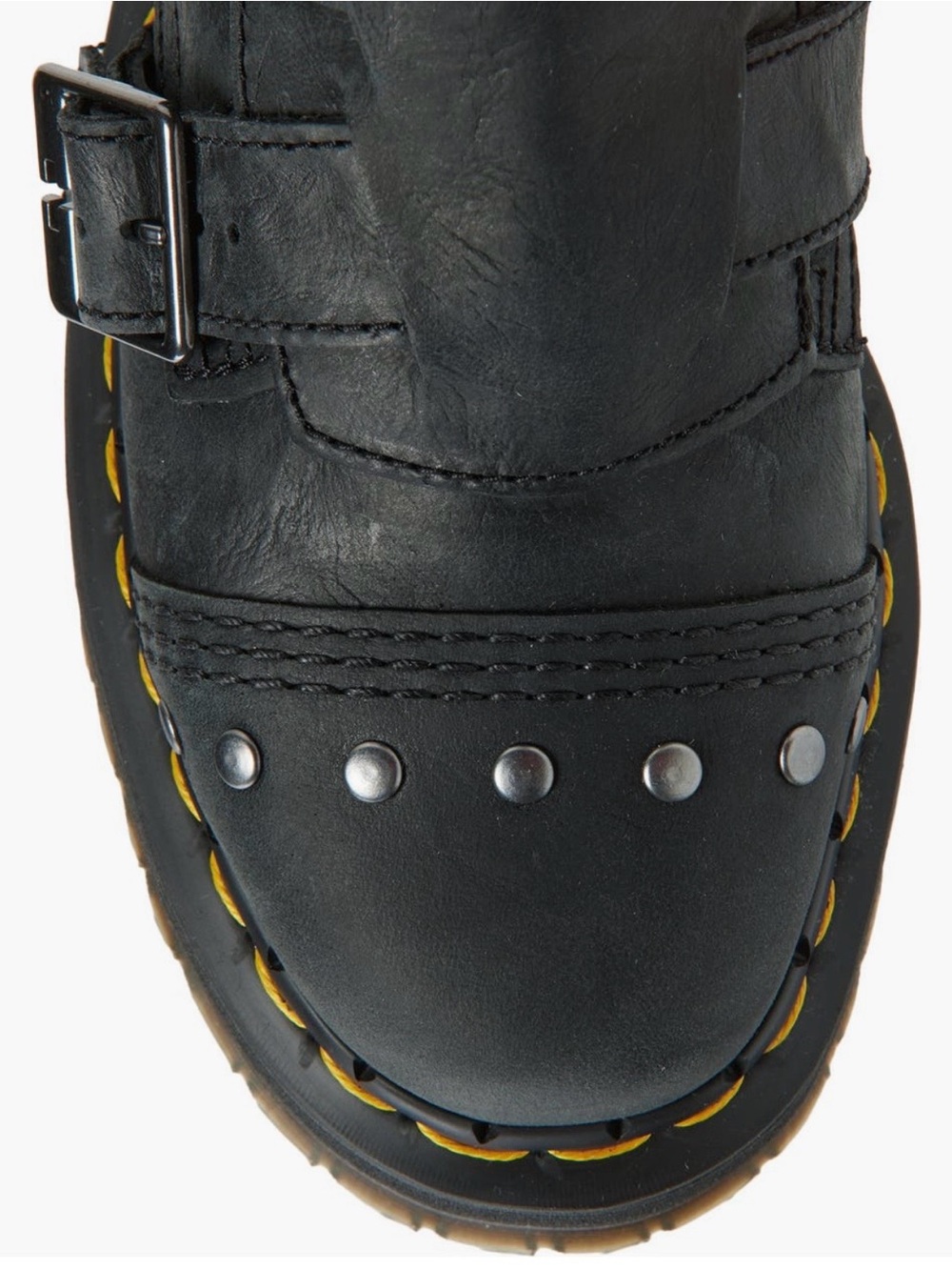 Dr. Martens Jadon Hinge Lug Boots Women’s 6 NIB Gothic Grunge Festival Black - Picture 4 of 5